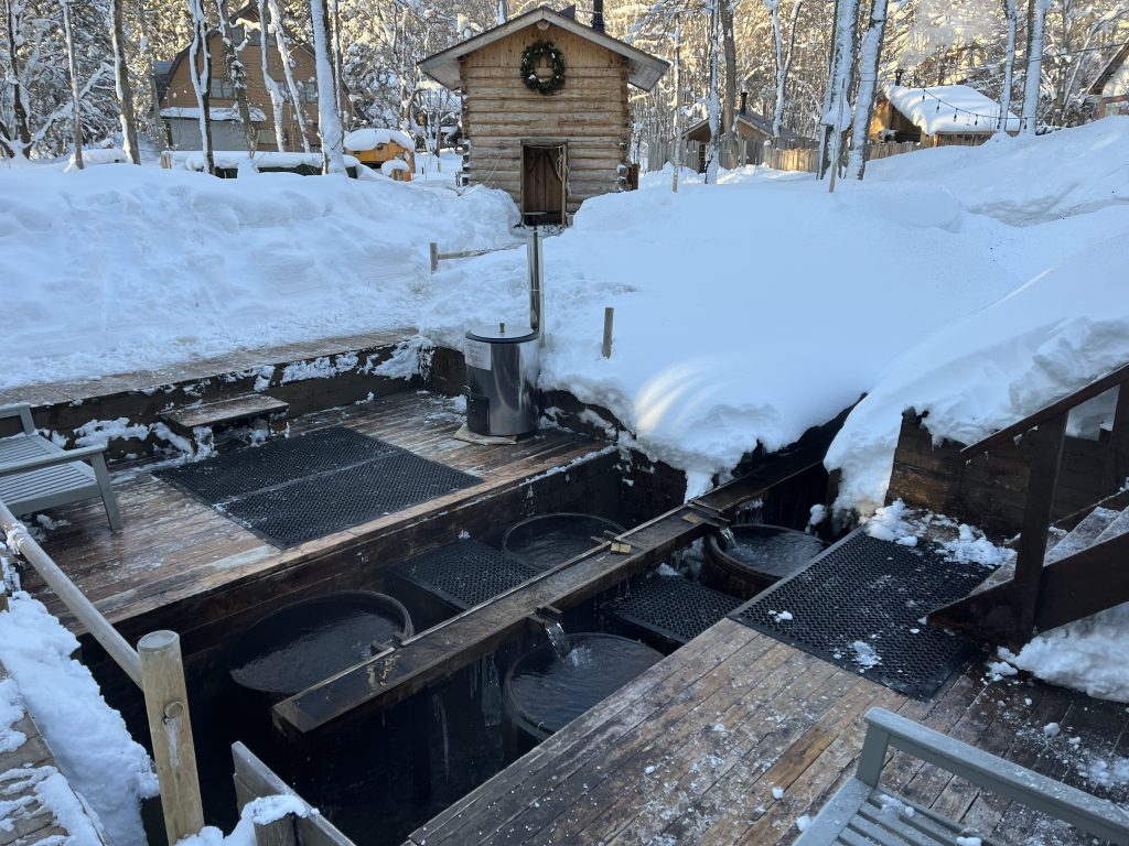 The saunaの水風呂写真